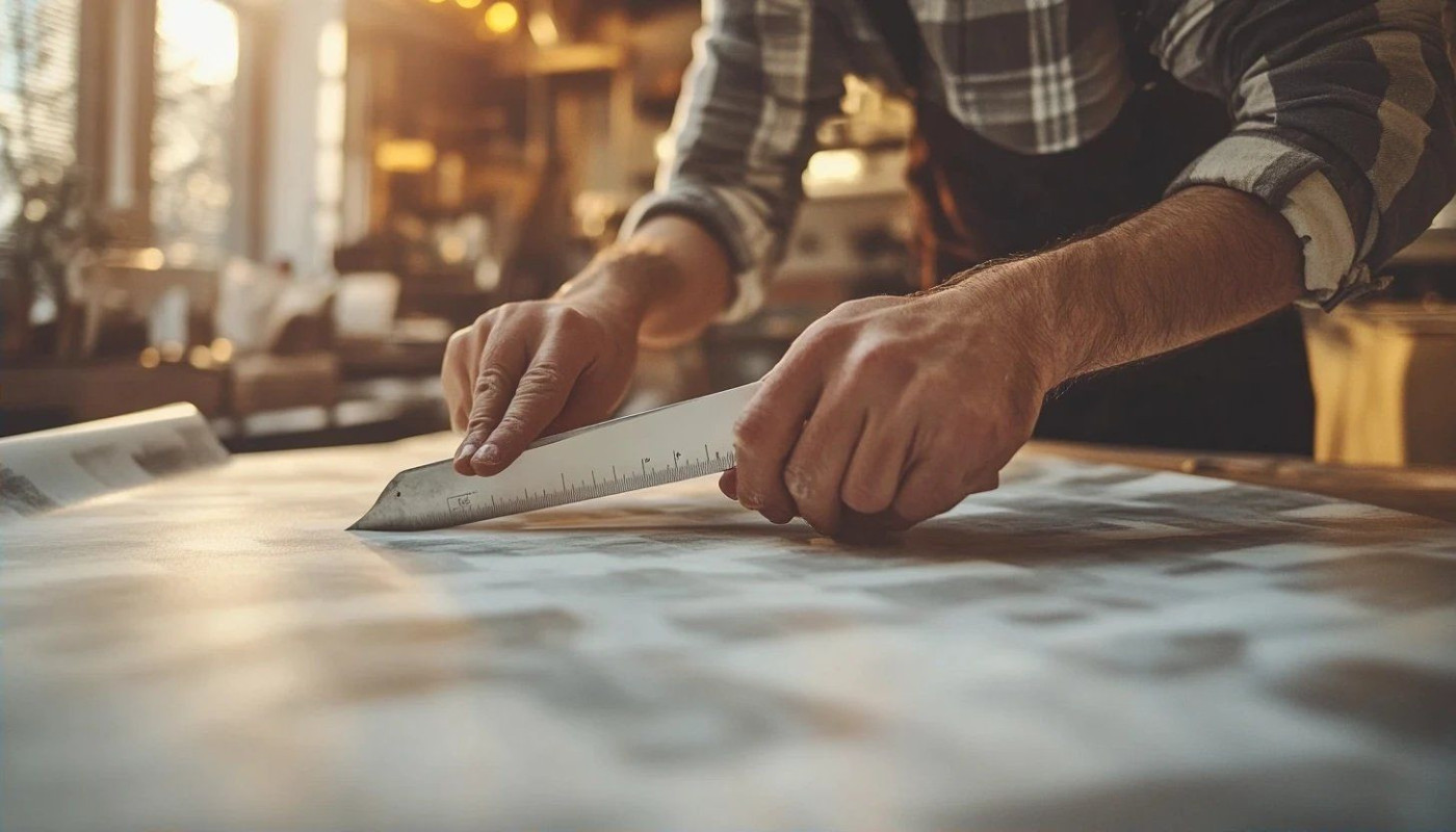 Réparations - Techniques modernes pour découper et installer du papier peint